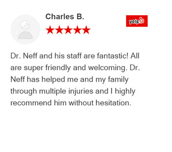 Charles B. Yelp Review For Arizona's Family Chiropractic Clinic