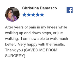 Christina Damasco Facebook Review For Arizona's Family Chiropractic Clinic