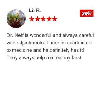 Lil R. Yelp Review For Arizona's Family Chiropractic Clinic
