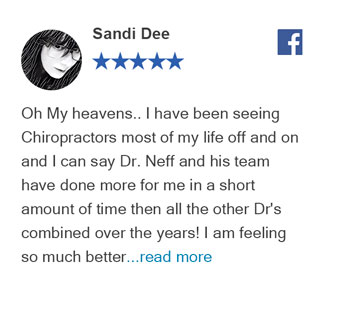 Sandi Dee Facebook Review For Arizona's Family Chiropractic Clinic