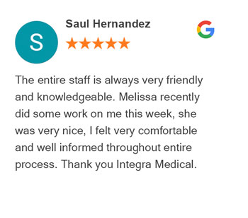 Saul Hernandez Google Review For Arizona's Family Chiropractic Clinic