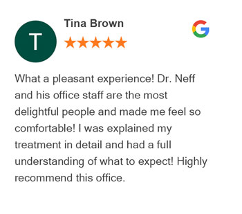Tina Brown Google Review For Arizona's Family Chiropractic Clinic