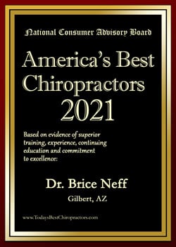 America's Best Chiropractor 2021, Dr. Brice Neff DC
